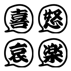 Emotional Chinese characters