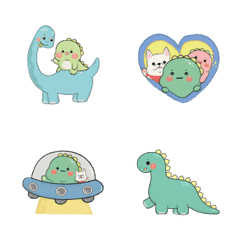 Dino Gotchi Chubby : Emoji Cute