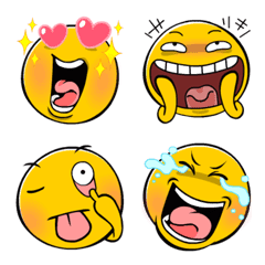 Yellow Man Emoji so cute Vol.1