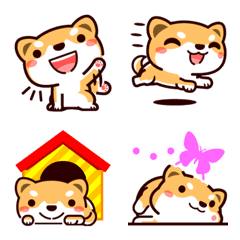 Emoji 7 of a Shiba dog