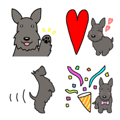 Dog Emoji Scottish Terrier