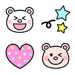 Bear & simple emoji