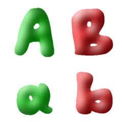 Decoration Emoji of simple letters 6
