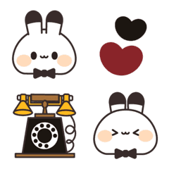 The rabbit which is a butler(Emoji)