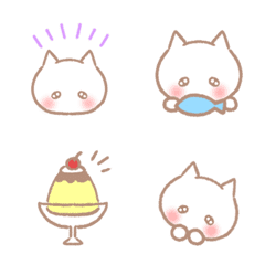Marshmallow cat emoji1