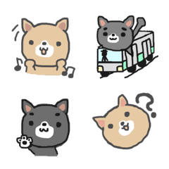 Mameshiba emojis