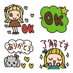 (Various emoji 288adult cute simple)
