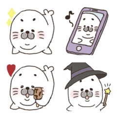 Marshmallow Seal Gomataro Emoji 3
