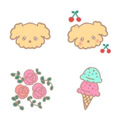 Marshmallow poodle emoji 1
