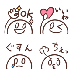 Simple-kun's face only emoji