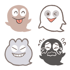 Emoji of ghosts