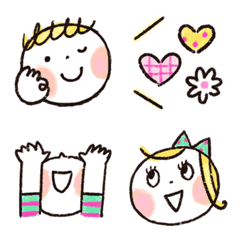 Simple happy pastel Emoji