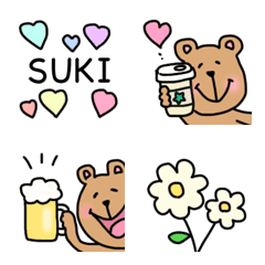 Popular bear emoji