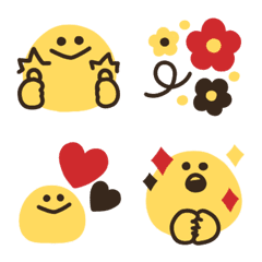 3 colors simple emoji part 3
