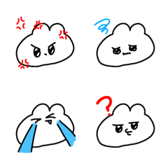 Emotions rabbits emoji