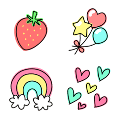 -Basic colorful emoji-