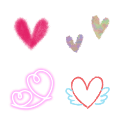 Various Heart emojis