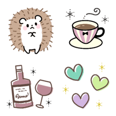 Hedgehog and Northern European Emoji