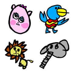 Kids Painter Animal Emoji