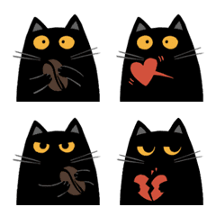 Coffee cat emoji