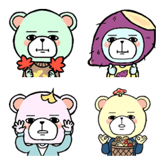 Mr.Bear(Autumn emoji)