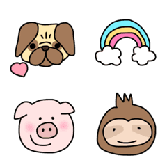 Animal-filled emoji