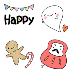 Simple emoji for Autumn&Winter