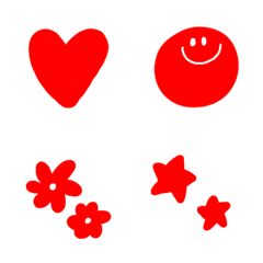 red lover pictographs