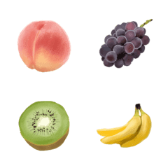 リアルな果物の絵文字
