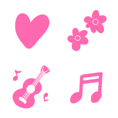 pink lovers pictographs