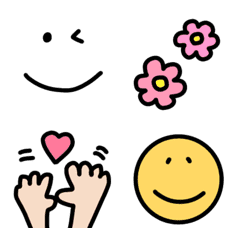 Simple cute everyday emoji