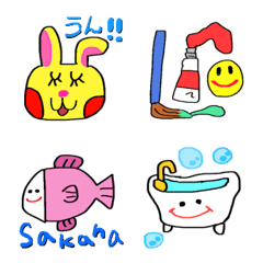 okayudon emoji kawaii rakugaki 4
