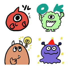 Emoji of the pop Halloween monster