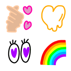 Love everyday!  Easy-to-read emoji