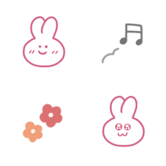 Rabbit emoji that can be used every day