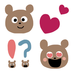 Super-cute bear emoji!