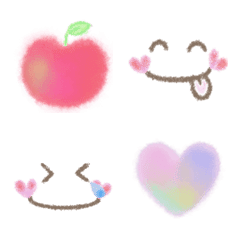 rainbow pastel  flower emoji