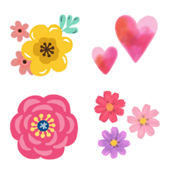 Flower colorful emoji