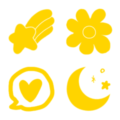 yellow lovers pictographs