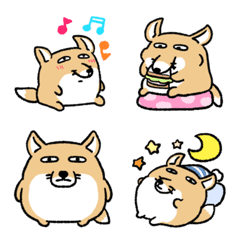 fluffy Tibetan fox emoji