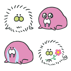 Baby walrus and baby seals Emoji