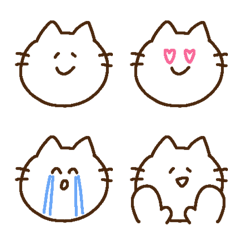 loose and simple cat emoji