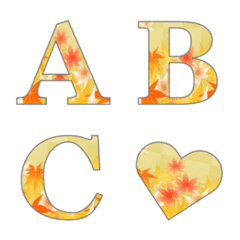 Autumn leaves emoji