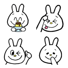 rabbit and mark – LINE表情貼 | LINE STORE