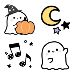 Halloween cute ghost emoji