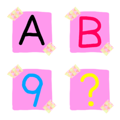 アルファベット★数字★A-Z.0-9★#005