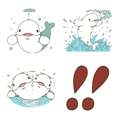 Cute Beluga Emoji