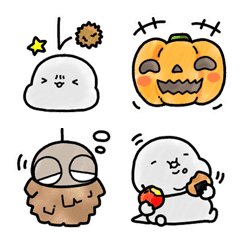 Autumn Emoji of tadpole brothers