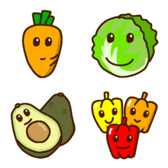 emoji sayur tersenyum