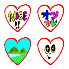 lots of heart emoji